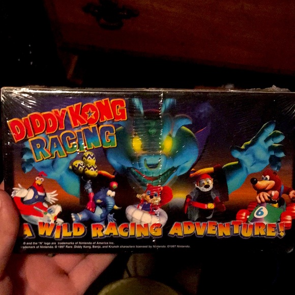 A game for Nintendo 64 diddy Kong racing hasn't been opened before